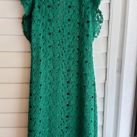 Zara Vibrant Green Midi Dress - Picture 13 of 13